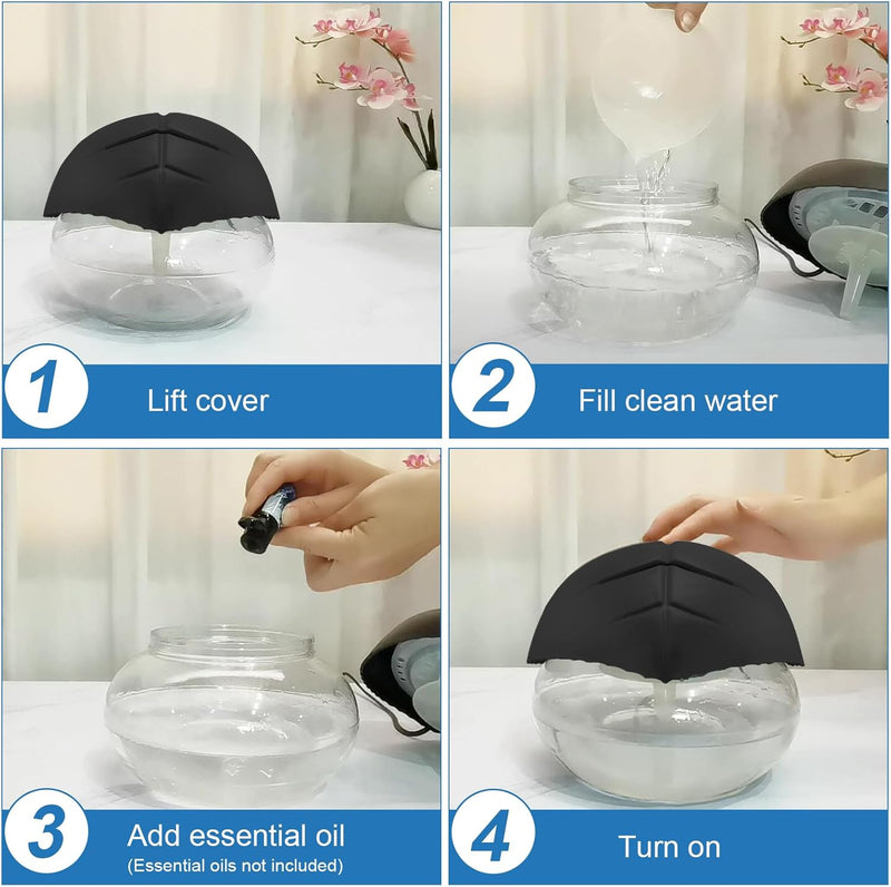 Fill with water