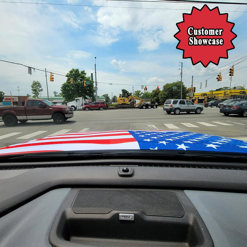 Show the flag look