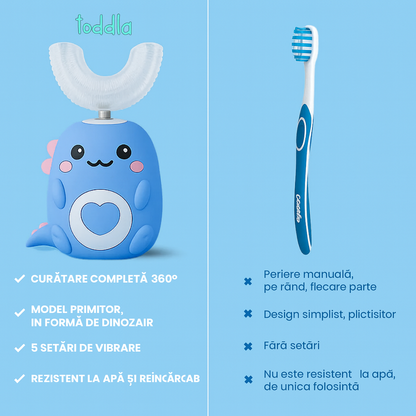 ZingBrush™ U-Curve 360° Ultrasonic Kid's Toothbrush