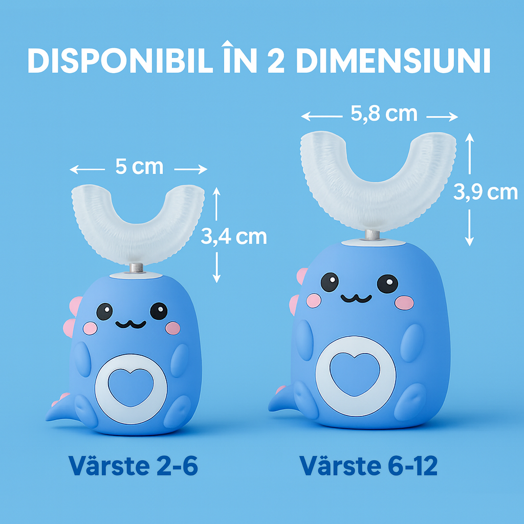 ZingBrush™ U-Curve 360° Ultrasonic Kid's Toothbrush