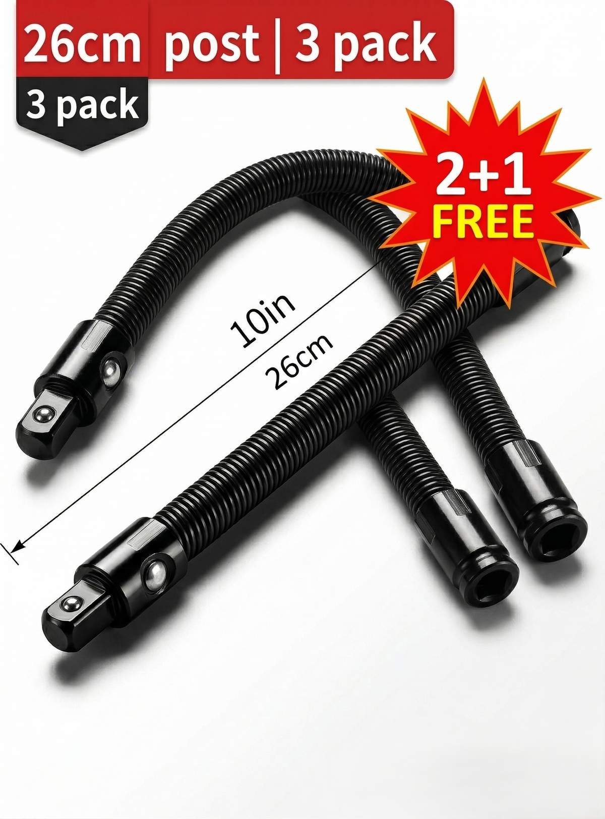 Flexible Shaft Connecting Rod Adapter for Electric Wrench