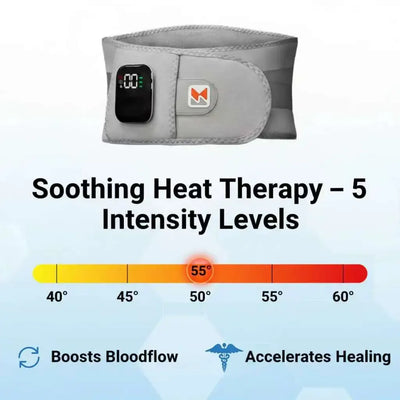 ActiveRelief™ Heated Waist & Lower Back Support Belt – Electric Vibration Massage Belt for Lumbar Comfort & Muscle Relaxation