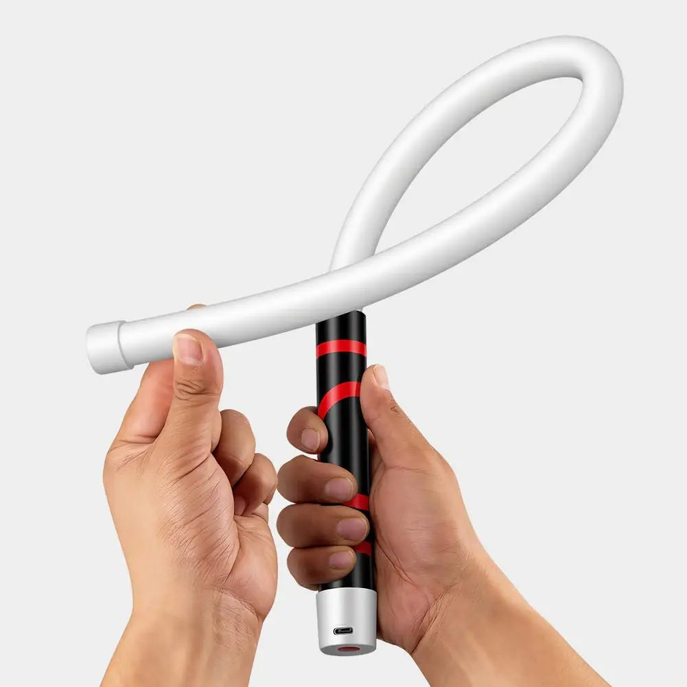 29-inch bendable LED flashlight stick with 3 brightness modes and rechargeable USB-C battery. Bends into tight engine bays, under hoods, and around pipes where standard flashlights can't reach.