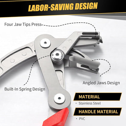 GripMaster Multifunction Buckle Pliers – Heavy-Duty Fastening & Removal Tool for Clips, Buckles, Snaps & Automotive Repairs