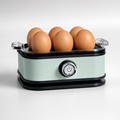 EggMaster Rapid Egg Cooker – 6-Egg Electric Boiler for Soft, Medium & Hard-Boiled Eggs with Auto Shut-Off & One-Touch Cooking (Sage)